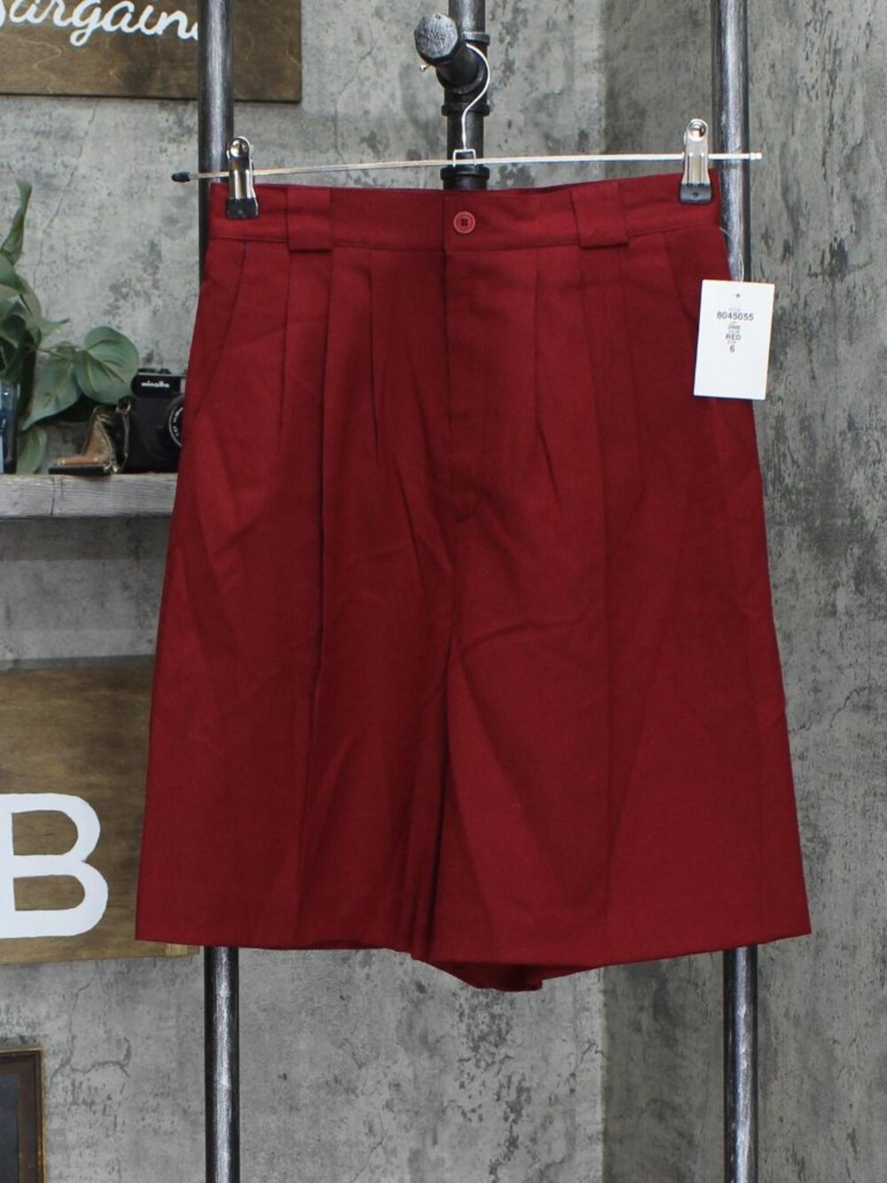 David N 100 Wool Pleated Dress Shorts 8045055 4 6
